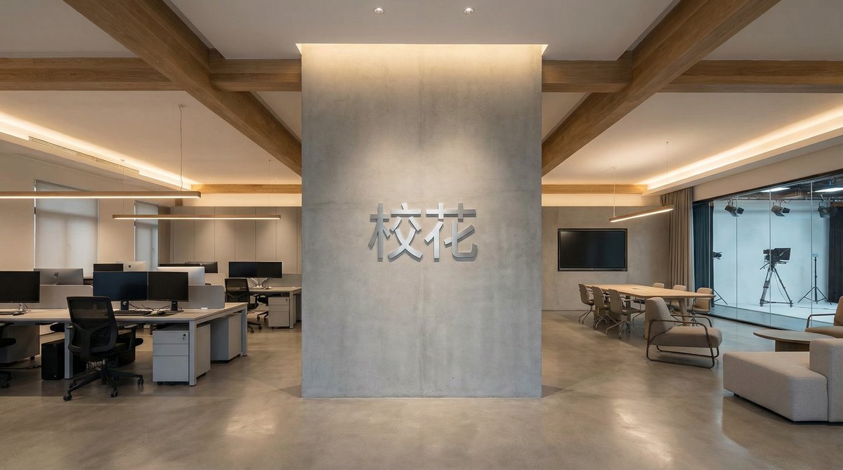校花影视传媒公司办公环境